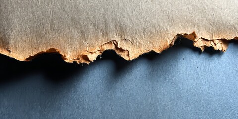 Poster - Abstract Grunge Background with Old Paper Edges, Brown Vintage Texture, and Aged Surface Design