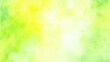 © mdtuhin - Refreshing Summer Vibes with Green and Yellow Watercolor Splashes
