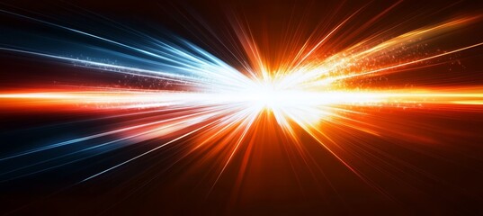 Poster - High-Speed Digital Communication Network with Bursting Data Stream and Abstract Background Design