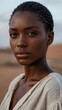 © Nicolai - young woman standing outdoors in natural light