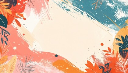 Poster - Creative abstract art background design digital art colorful patterns artistic environment vibrant viewpoint modern aesthetic