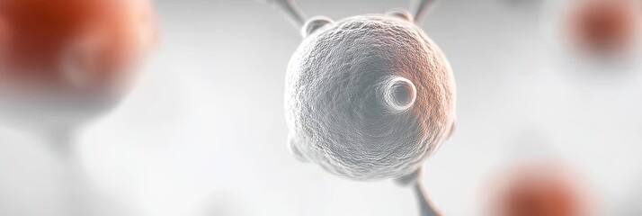 Poster - Intricate Microscopic World Stunning 3D Renderings of Cellular Structures and Molecular Systems