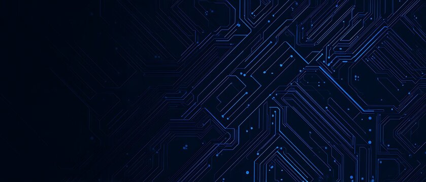 Intricate network of interconnected lines.