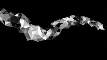 Poster - Abstract design with polygonal shapes.