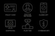 © ZubVector - Health insurance icons: policy, doctor, claims, approval, plan, coverage information