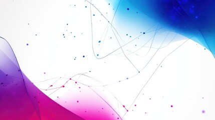 Poster - Abstract design with flowing lines and vibrant colors.