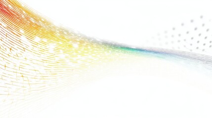 Aufkleber - Abstract design with flowing lines and colors.