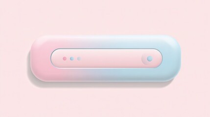Poster - Pastel-colored rectangular device with gradient colors.