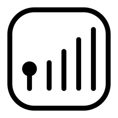 Poster - Displaying Wireless Connection Icon on White Background for Technology Illustration