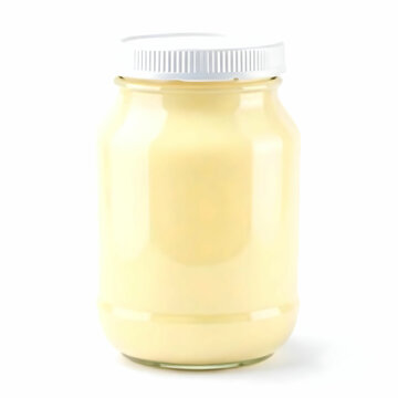 Mayonnaise isolated on transparent background