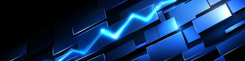 Poster - Concept of improving business processes shown through an upward trending graph with data points.