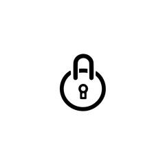 Poster - Padlock with Key Symbolizing Security Access Control Protection and Unlocking Concept

