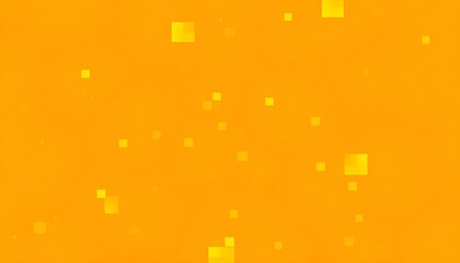 Poster - Dynamic orange abstract background with floating squares for creative designs