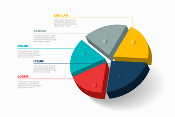 Poster - Infographic design template with place for your data. Vector illustration.