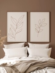 Poster - Minimalistic line art of Botanical wall art