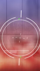 Poster - Animation of scope scanning and data processing over men exercising