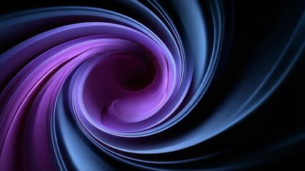Poster - A purple and blue swirl with a black background. The swirl is very large and has a lot of detail