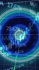 Poster - Animation of financial data processing and scope scanning over grid