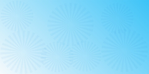 Aufkleber - Blue abstract background with radial burst patterns and soft gradient effect.