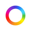 © StudioGraphic - RGB color wheel spectrum selector picker. RGB palette logo. Color rainbow diagram circle. Vector illustration