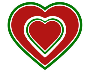 Poster - Abstract heart design with futuristic style perfect for modern visual concepts