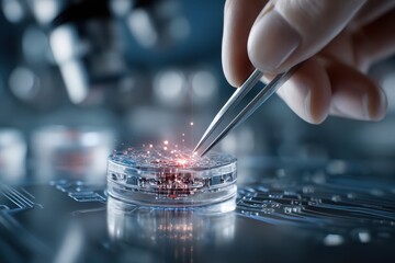 Poster - Precision handling of small components for advanced technology in a laboratory setting