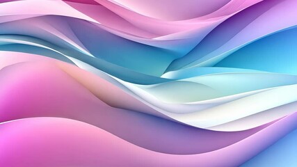 Poster - Experience the beauty of flowing colors and textures featuring soft pastel tones merging harmoniously in a vibrant abstract design