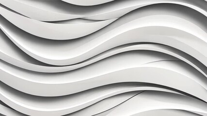Poster - This composition showcases an elegant display of smooth waves and gentle curves, highlighting artistic elements in interior design