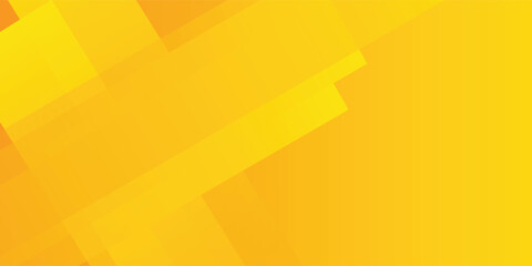 Poster - Abstract orange geometric shapes background design.