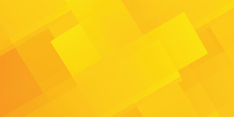 Poster - Abstract orange geometric shapes background design.