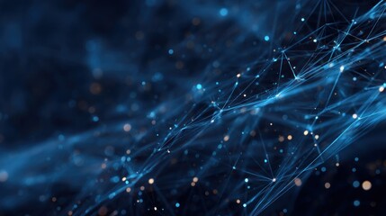 Poster - Abstract digital network