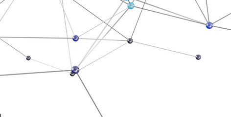 Poster - Abstract network connection image. Ideal for technology, communication, and global concepts.