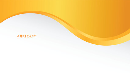 Abstract  yellow banner background,Graphic design banner pattern background template with dynamic curve shapes.