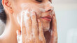 © sebra - Beautiful woman washing her face