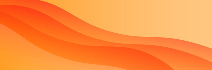 Poster - abstract orange banner background. futuristic technology style. vector illustration
