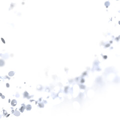 Poster - Abstract background with silver confetti, perfect for celebrations or festive designs.
