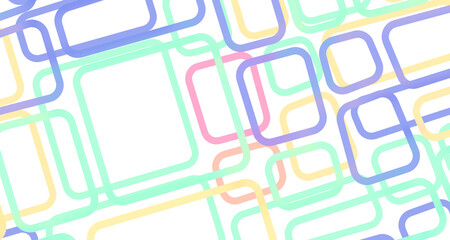 Fototapete - Mosaic triangular low poly style abstract geometric background