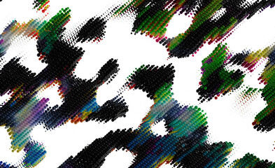 Poster - Abstract Colorful 3D Sphere Pattern Background