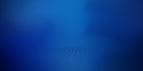 Poster - Abstract blue background ,Blue curve design smooth shape by blue color with blurred lines
