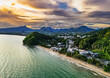 Aerial view of Ao Nang, Krabi, Thailand