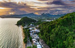 Aerial view of Ao Nang, Krabi, Thailand
