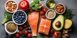© IKetut - Healthy Eating Salmon, Berries, Avocado, and More