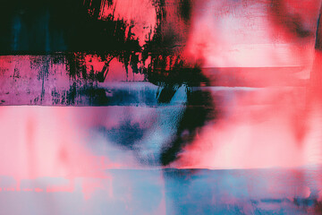 Poster - An abstract texture background created by photocopying, a color double exposure, and a glitch