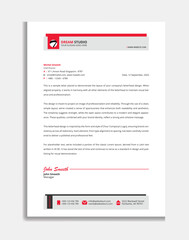  Clean Stylish & Corporate Modern Letterhead Template