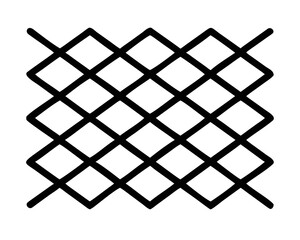 Poster - Geometric diamond pattern silhouette design on a white background artistic vector shape