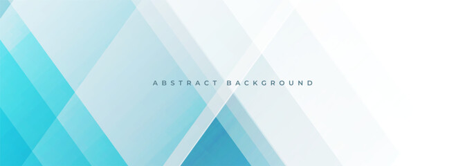 Wall Mural - light blue and white abstract minimalist background with diagonal geometric lines and shapes.
