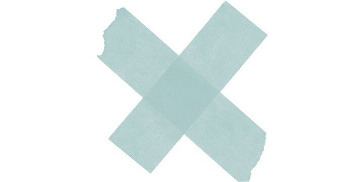 A light blue pixelated x shape on a black background with slight white edges around the shape