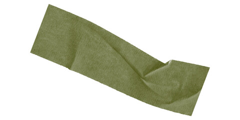 Leinwandbilder - A blurry olive green rectangle shape isolated against a solid black background in a simple image