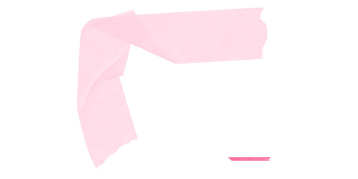 Abstract representation of a pink l shape against a black background with a pink line below