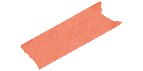 Leinwandbilder - A simple graphic of an orange rectangular shape on a black background with a unique top right corner